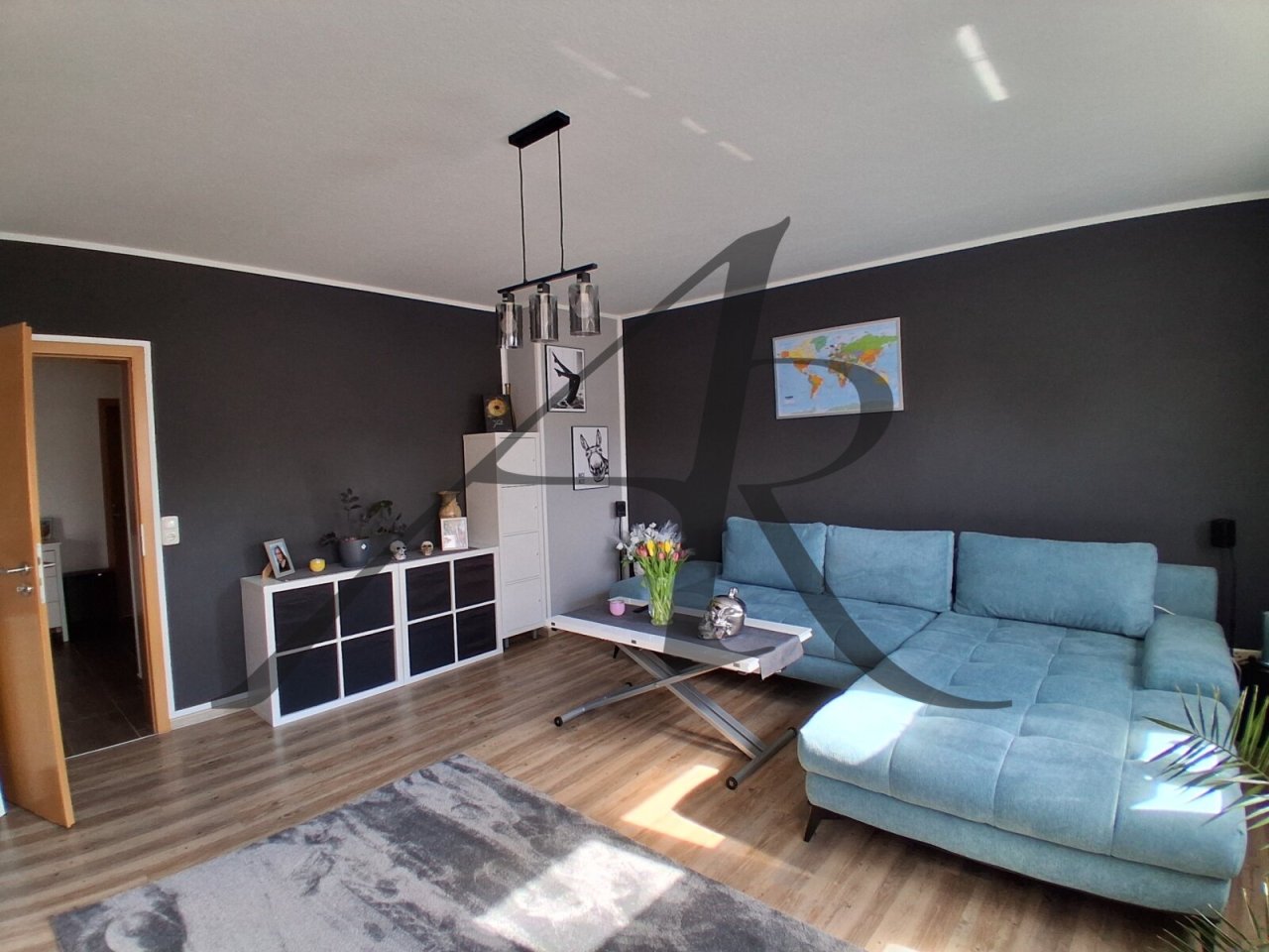 Wohnzimmer mit Terrassenzugang Wohnzimmer mit Terrassenzugang