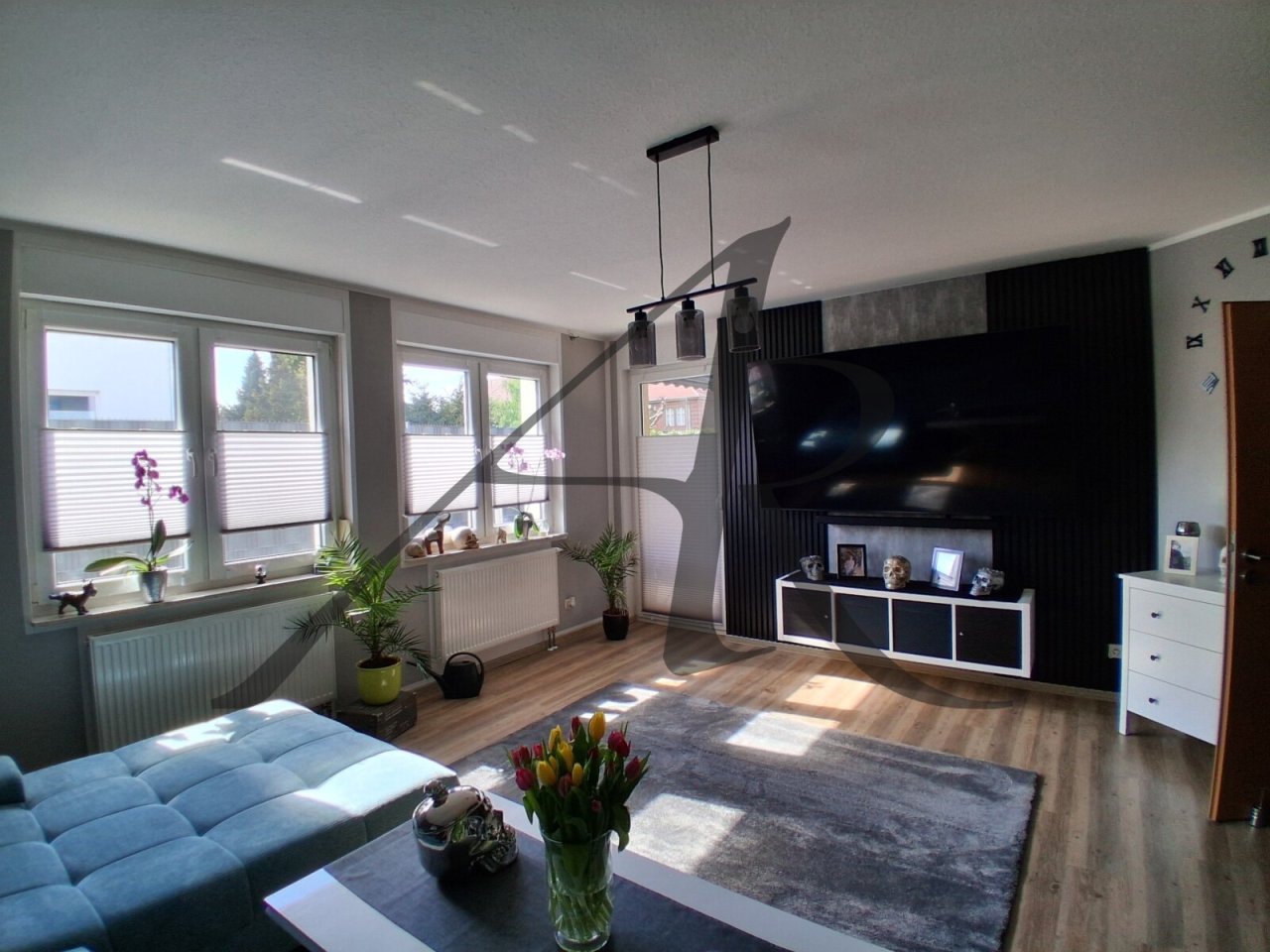 Wohnzimmer mit Terrassenzugang Wohnzimmer mit Terrassenzugang