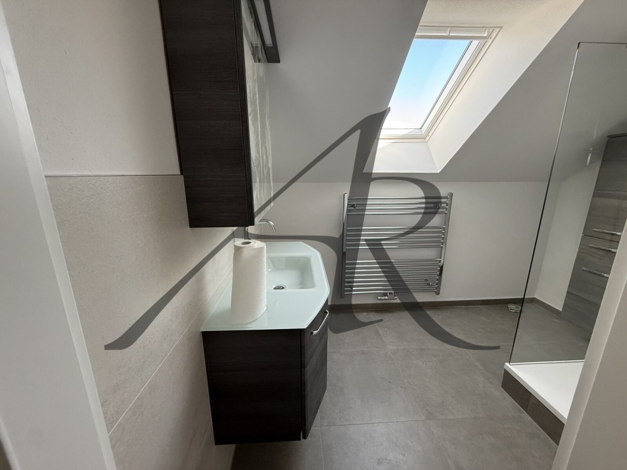 Tageslichtbad mit Dusche Tageslichtbad mit Dusche